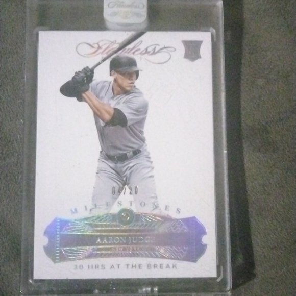 Aaron judge flawless panini rookie card 2017 mint condition baseball card - Picture 2 of 4